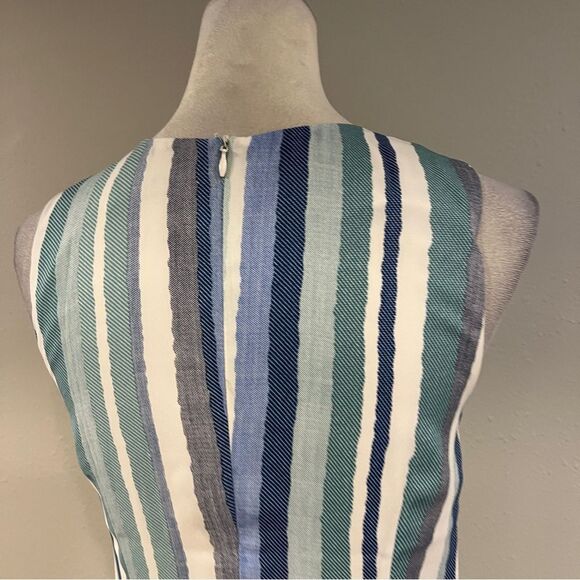 Neesha Striped Sleeveless mini Dress size small - Picture 7 of 14